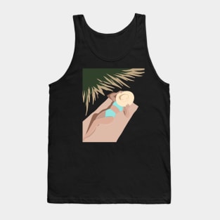 Woman at the beach 2 Tank Top